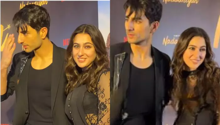 Sara and Ibrahim Ali Khan Steal the Spotlight at ‘Nadaaniyan’ Screening in Twinning Outfits