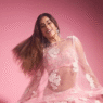Janhvi Kapoor Dazzles in Blush Pink Manish Malhotra Lehenga