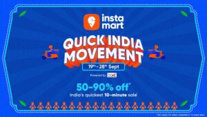 Swiggy Instamart Launches First-Ever Mega Sale: ‘Quick India Movement’