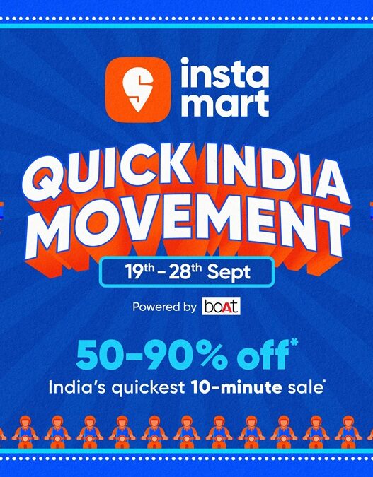Swiggy Instamart Launches First-Ever Mega Sale: ‘Quick India Movement’