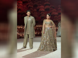 Sara and Ibrahim Ali Khan Dazzle as Showstoppers in Abhinav Mishra’s Dreamy Couture Showcase