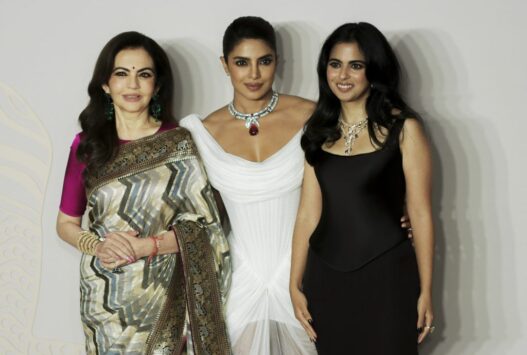 Nita and Isha Ambani Dazzle at Bvlgari’s Serpenti Infinito Exhibition at NMACC