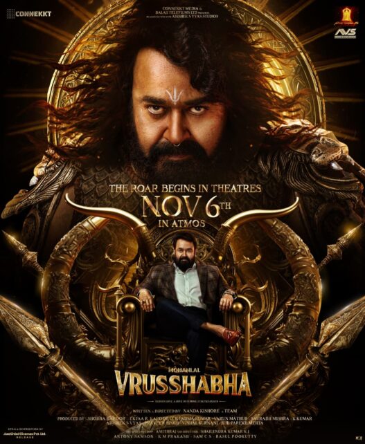 Mohanlal-Starrer Vrusshabha Set for Grand Worldwide Release on 6th November 2025