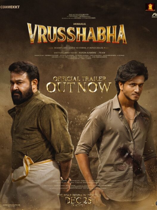 Grand Trailer of Mohanlal’s Vrusshabha Unveiled in Kochi