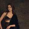 Ananya Panday Highlights the Waist Corset Trend in a Sculpted Manish Malhotra Saree