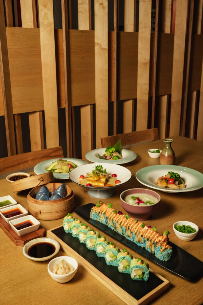 tokki tora mumbaai , white asparagus menu 
