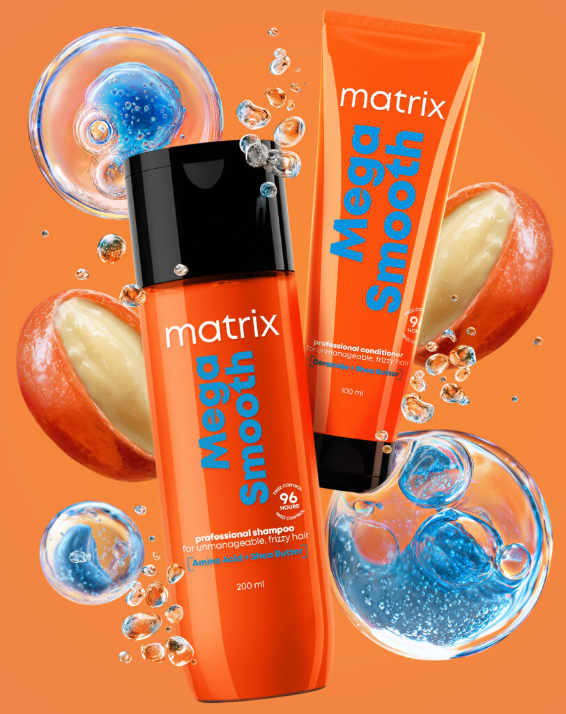 Matrix mega smooth shampoo and conditioner 
