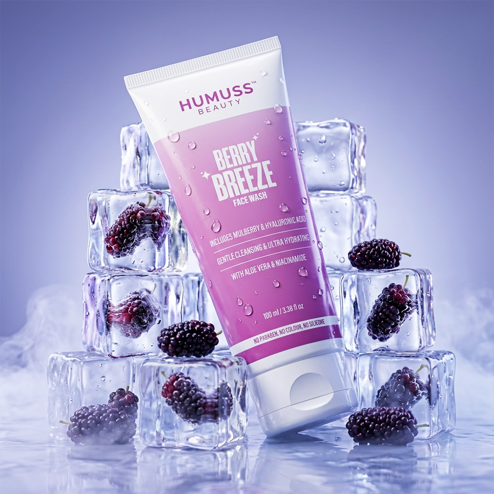 Humuss Beauty Berry Breeze Mulberry & Hyaluronic Acid Face Wash