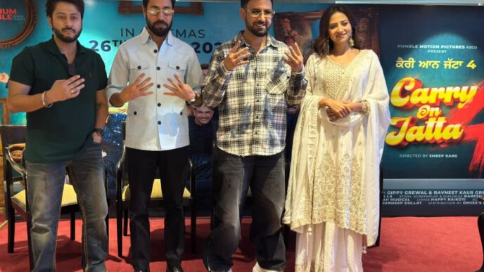 All Set for June 26: ‘Carry On Jatta 4’ Team Promotes Film in Delhi