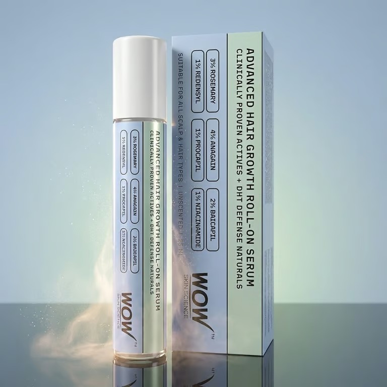 WOW Skin Science Advanced Hair Growth Roll-On Serum