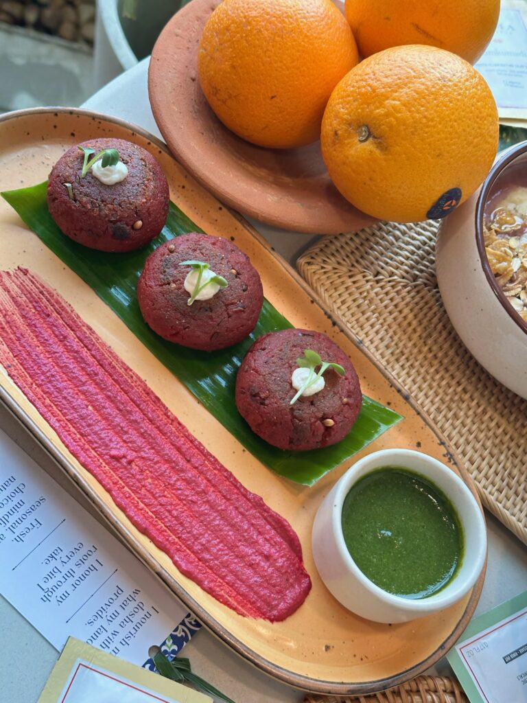 wellness menu at bombay club, delhi 