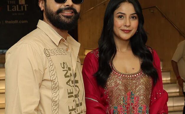 Shehnaaz Gill, Jai Randhawa Promote Ishqnama in Delhi