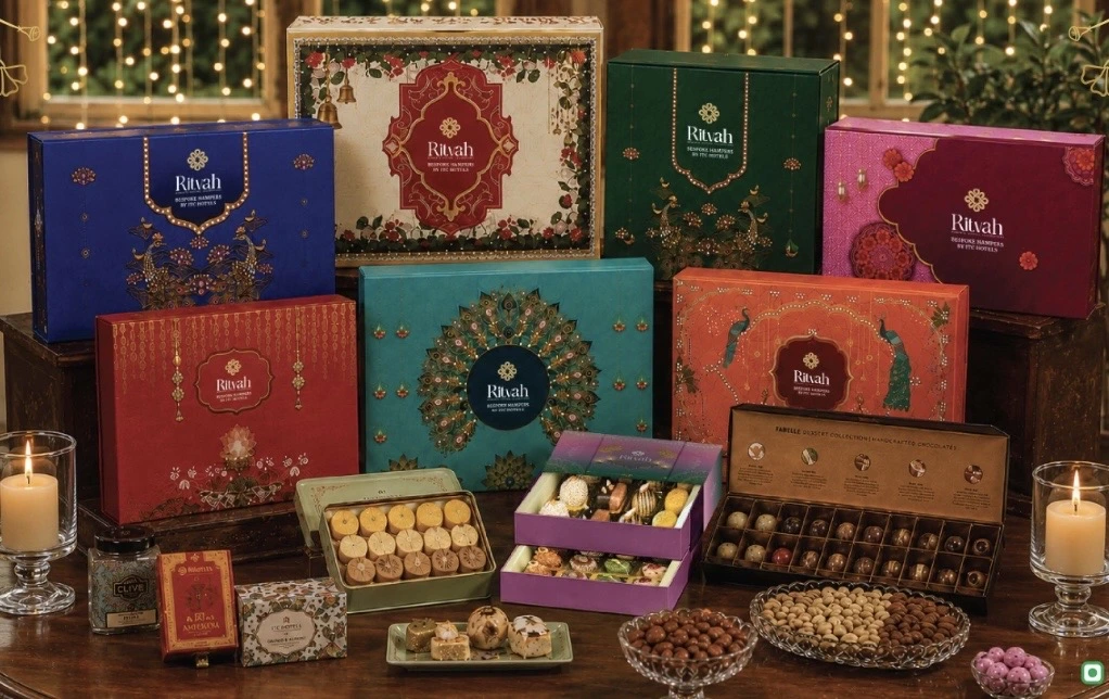 Diwali gifting guide hampers , mithai boxes and sweet boes , where to buy and gift luxe hampers